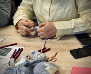 O marcowych zajęciach szydełkowania