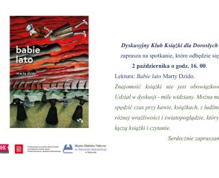 Spotkanie DKK dla Dorosłych w październiku Spotkanie DKK dla Dorosłych w październiku