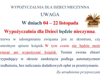 Skontrum w Wypożyczalni dla Dzieci