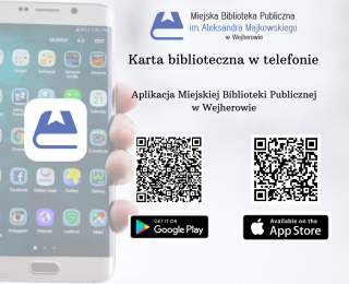 Karta biblioteczna w telefonie w aplikacji.